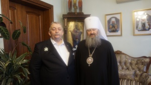 Встреча с Наместником Киево-Печерской Лавры Архиепископом Павлом